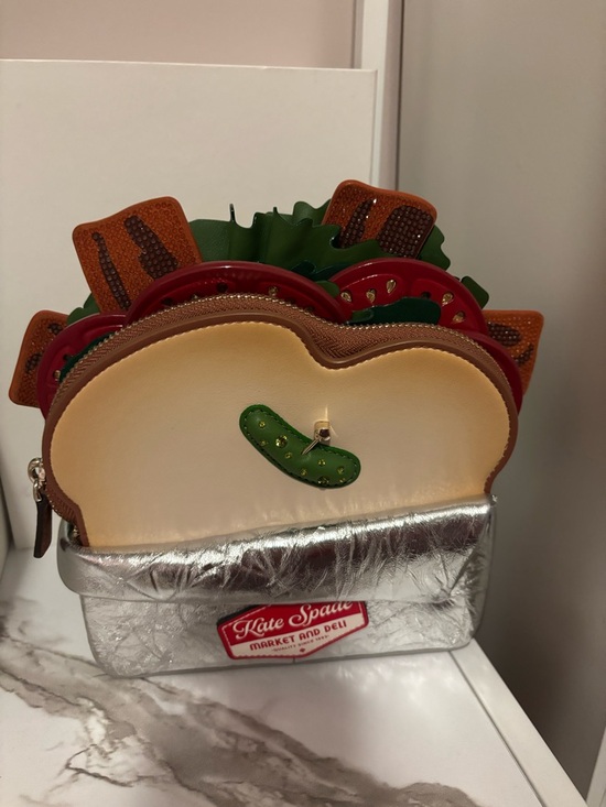 kate spade Handbags - kate spade Silver Multicolor Novelty Glamwich Crossbody Bag